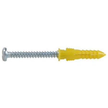 HILLMAN Screw Anchor, 7/8" L, Nylon, 6 PK 5107